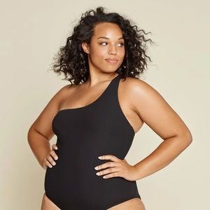 Andie Swim Wynwood Ribbed One-Piece. NWT.